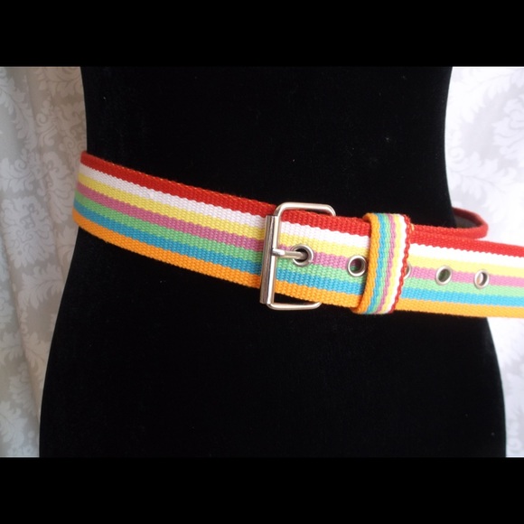 rainbow belt buckle